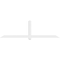 Ekena Millwork Eugene Architectural Grade PVC Gable Bracket, 96"W x 28"H x 2"D x 4"F, 7/12 Pitch GBP096X28X0204EUG00 - alternate 3